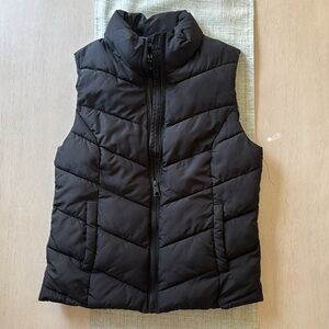 Black Quilted Puffer Vest